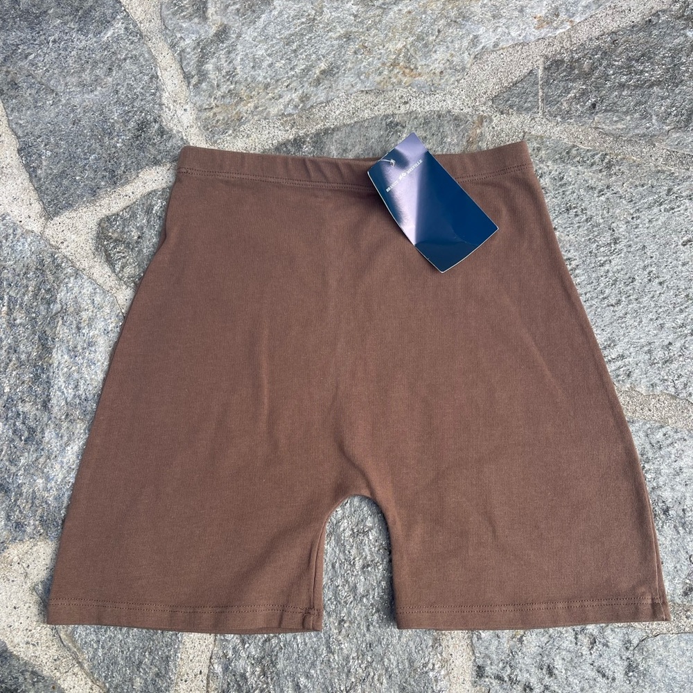Brandy Melville Brown Griffin Biker Shorts / One Size
